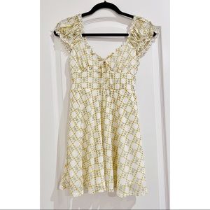 UO Audrey Mesh Mini Dress